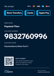 Virtual Terminal | Paystack Developer Documentation