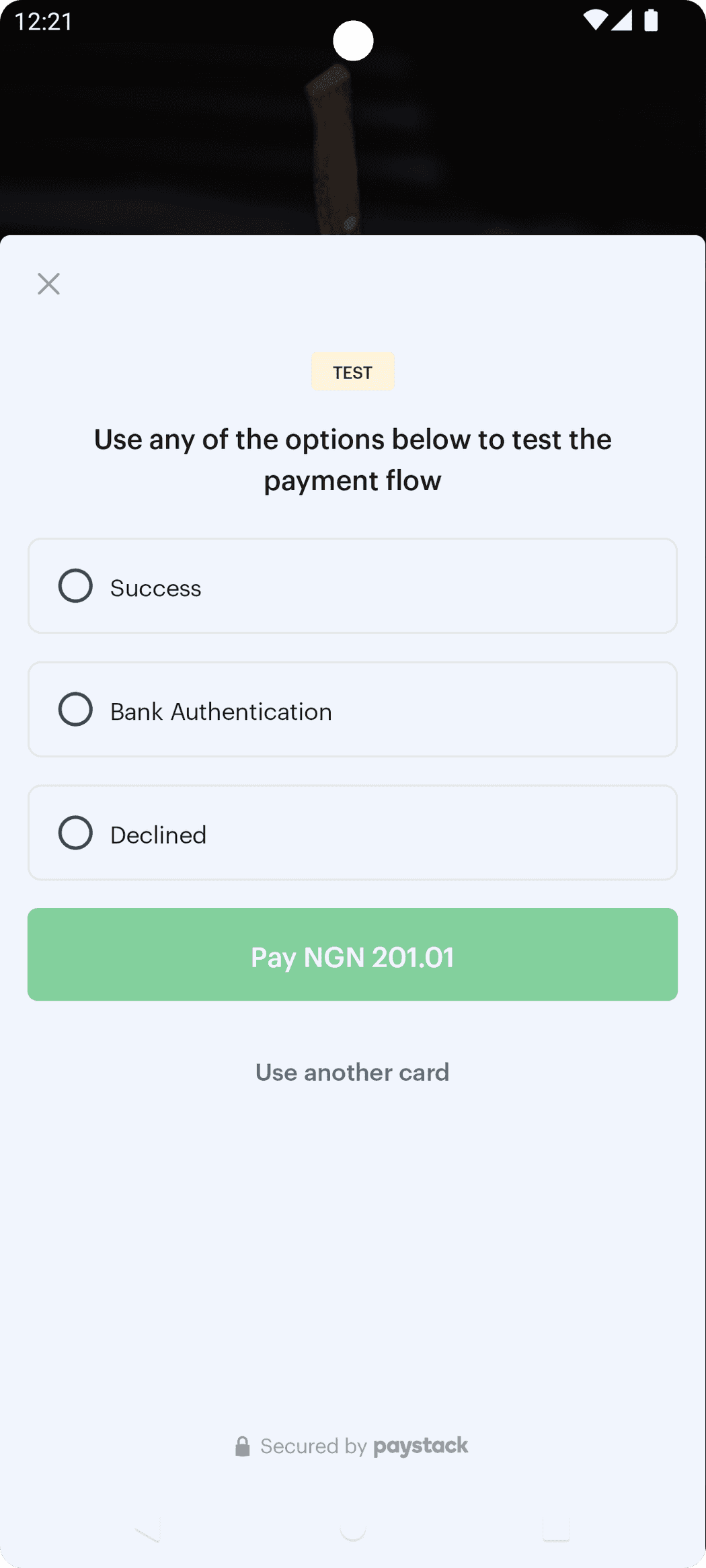 Guides - Accept Payments on your Android App | Paystack Developer ...