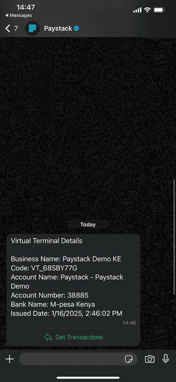 Virtual Terminal | Paystack Developer Documentation