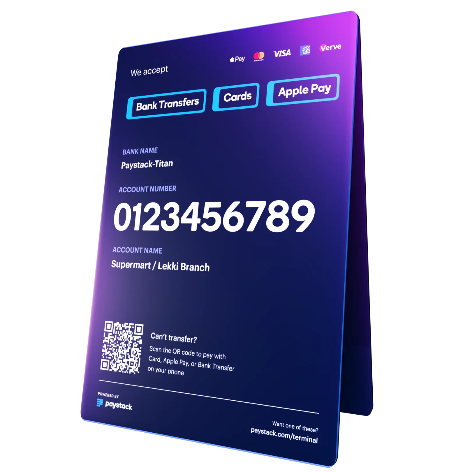 Virtual Terminal running on a phone